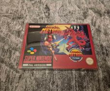 Super Metroid SNES Big Box w/guide & inserts UKV game