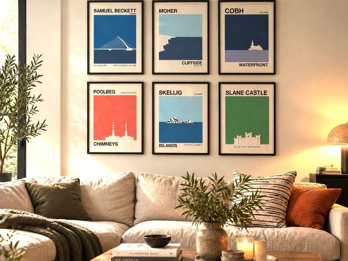 Irish Landmark Minimalist Art Prints