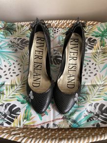 Decorated River island high heels
