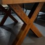 Solid Oak Dining Table 180cm, Ex display Like New Image 3