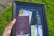 Gift 3D money frame art decor pictures