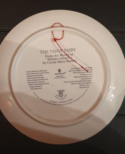 Wedgwood Bone China World of Fairies Plate