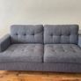 Grey 2 and 3 seater sofa Image 2