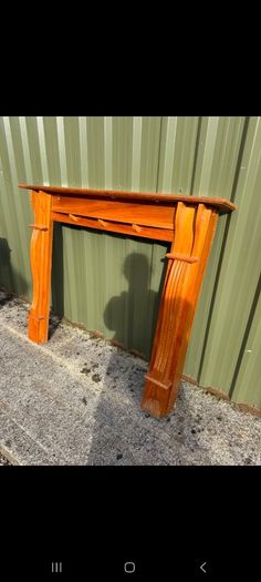 Wooden fire surround