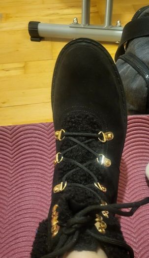 Ideal for Autumn Ladies black ankle boots  size 8 brand new
