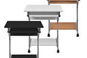 Computer Desk Rolling Small Study Home Office Workstation Table - FREE DELIVERY NATIONWIDE