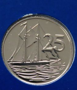 Cayman Islands Rare 1980 Schooner Coin Stamp cover BUNC