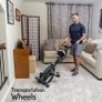 Basic Foldable Fitness Exercise Bike with 16 Level Resistance, Countdown Exercise Monitor, Phone/Tablet Holder and Hand Pulse for Home Use Image 3