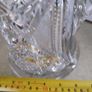 Antique American Brilliant heavy Crystal 1900 s Tall Sawtooth Pitcher, Brilliant Cut Glass Hobstar 9" Water Pitcher and  weighs about 7 lb. 3.1 kg.approx. Image 5