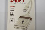 type c to sd/tf card reader
