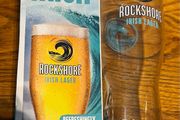 Rockshore beer pint glass