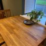 Solid Oak Table & Chairs Image 4