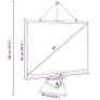 Projection Screen with Tripod 50 Inch Image 10
