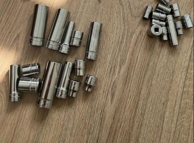 Snap on socket 1/4" 3/8" 1/2"