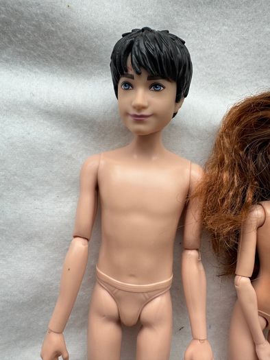 Harry Potter and Hermoine Granger Tangled hair Mattel 2018  Used Please look at the pictures