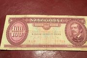 Old Hungary Banknote 100 Forint