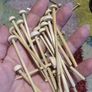 Handcrafted tiny wooden mushrooms Image 5