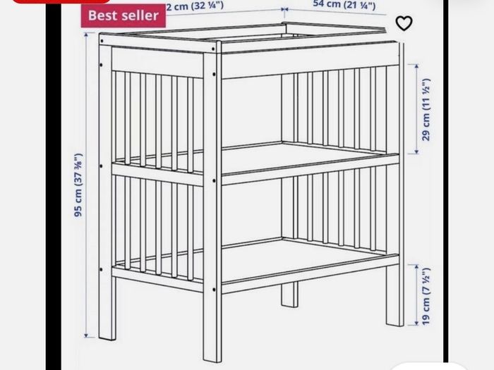 Ikea Gulliver change table