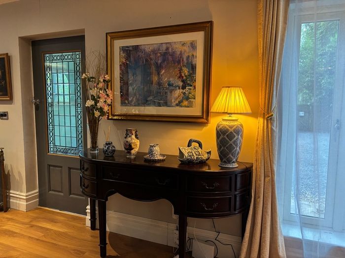 New French now front console table