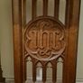 Antique Gothic Oak Prayer Bench Kneeler Stool Image 2