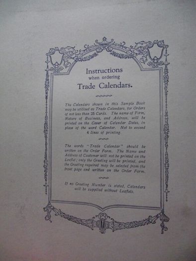 1936 Greeting card and Calendar sample book - The Royal Art Private Christmas Greeting Cards