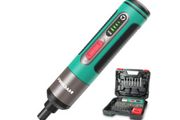 Hychika Cordless Screwdriver Small 3.6 V, 2000 mAh 3 Nm Mini Cordless Screwdriver Set with 57 Accessories