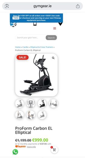 Proform Carbon EL Exercise Elliptical