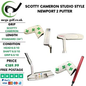 Scotty Cameron Studio Style Newport 2 Putter / 34''