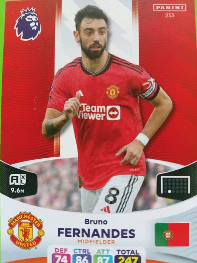 Bruno Fernades and Elting HaalnadMatch Attax 23/24  Good Condition