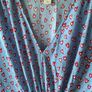 dress midi dress powder blue with hearts size medium monki brand Image 8