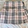 Real Vintage Burberry Tartan Skirt Size UK6 (XS) Image 2
