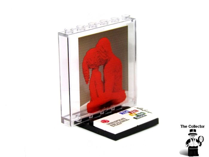 LEGO Rare The Art Of The Brick By Nathan Sawaya Lego Printed Museum Exhibit Limited Edition Promo Printed On A Lego Plastic Glass Window Young Lovers