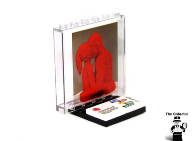 LEGO Rare The Art Of The Brick By Nathan Sawaya Lego Printed Museum Exhibit Limited Edition Promo Printed On A Lego Plastic Glass Window Young Lovers