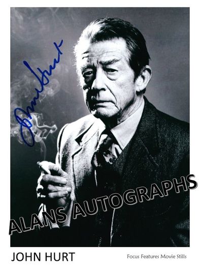 John Hurt  Autograph