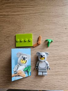 lego koala costume fan, collectible series 28