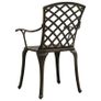 3 Piece Bistro Set Cast Aluminium Bronze Image 7