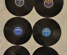 6  Gramaphone Records.  Parlaphone, Philips and London Labels.