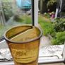 Mid Century Amber Glass Vase Bo Borgstrom Aseda Image 6