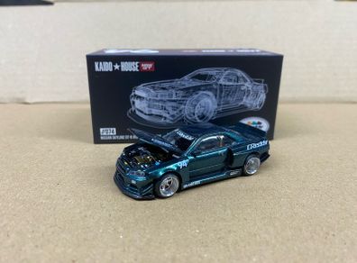 Nissan Skyline R34 Kaido House MiniGT