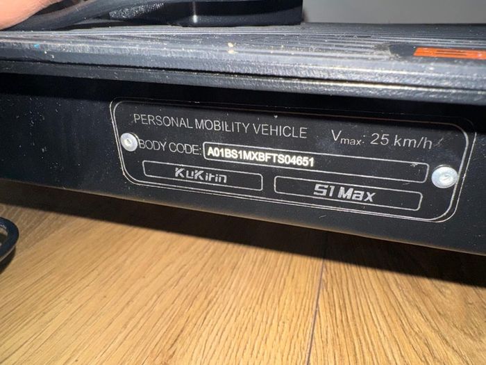 KU KIRIN S1 Max  Lightly Used Legal Speed Great Condition