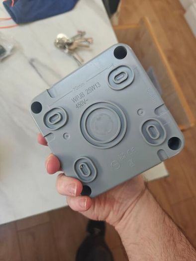 Diall Grey Water resistant Weatherproof junction box