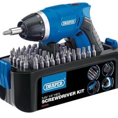 Storm Force Cordless Li-Ion Screwdriver Kit 3.6V Multicoloured