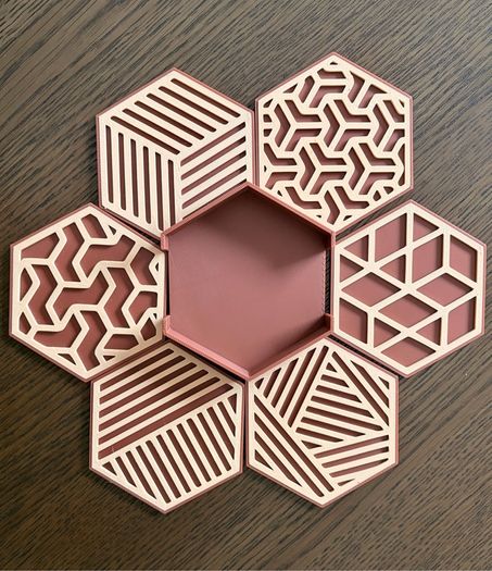 Modern Minimalist coasters