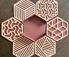 Modern Minimalist coasters