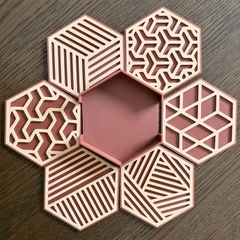 Modern Minimalist coasters