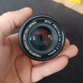 Pentax M 50mm f1.7 Lens Pentax K Mount  Manual Focus
