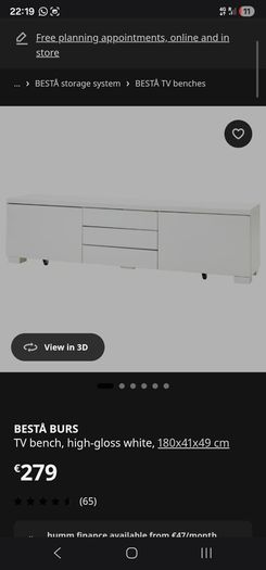 Ikea Besta Burs TV Unit
