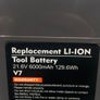 Dyson v7 6000mah replacement battery Image 2