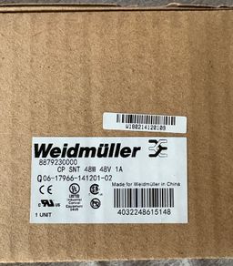Weidmuller Din Rail Mounted 48V PSU for POE systems
