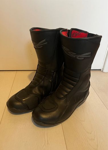 Woman's Leather Waterproof Motorcycle Boots